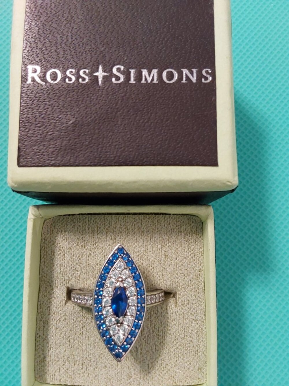 EVIL EYE RING ROSS SIMONS JEWELRY 2015 GORGEOUS - Picture 7 of 15
